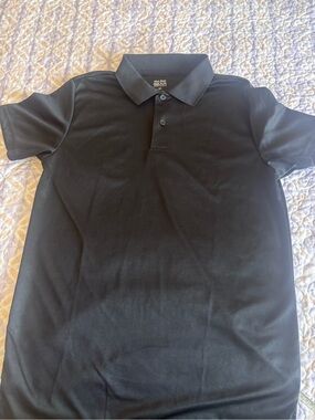 Gear For Sports Black Short-Sleeve Polo